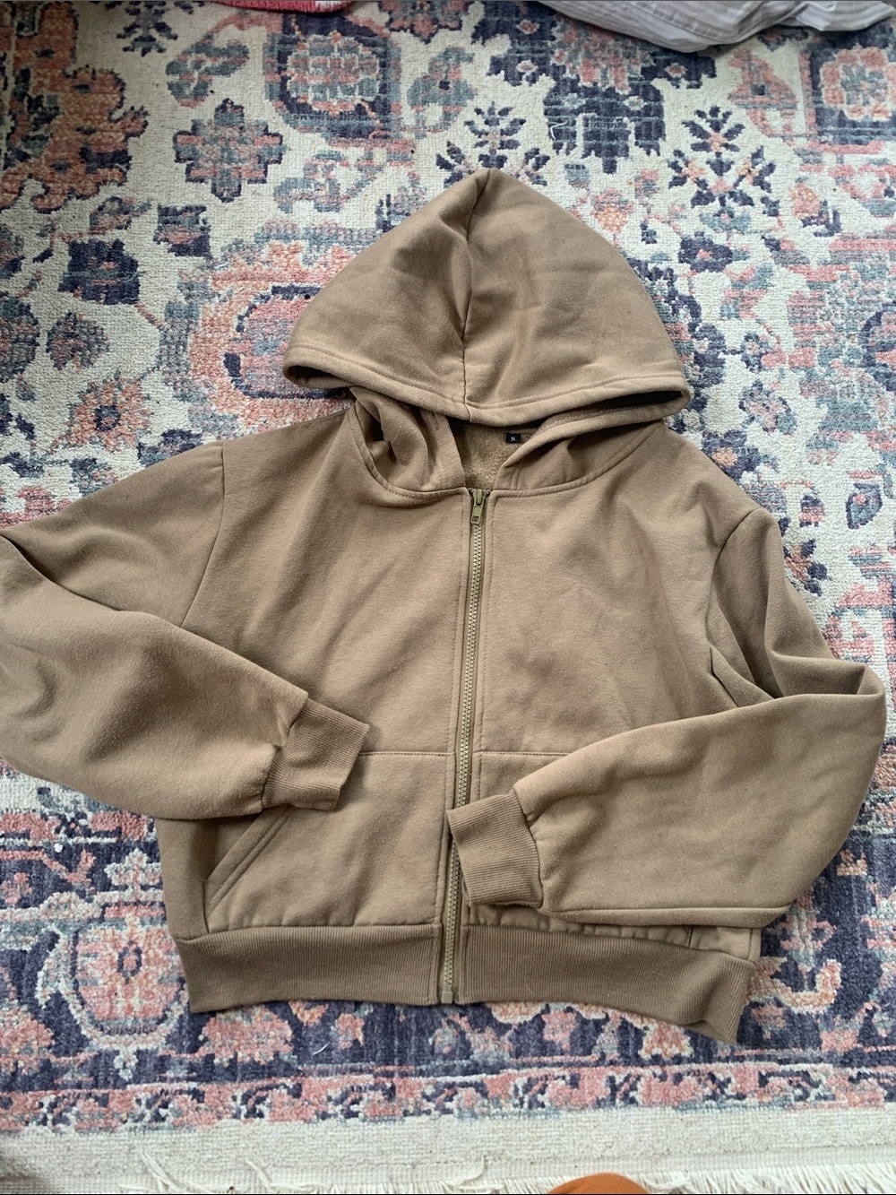 Crop Zip-Up Hoodie